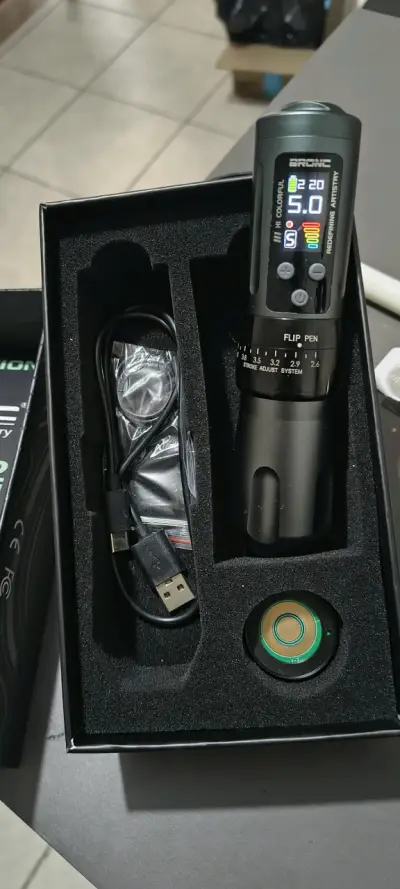 Máquina de Tatuaje Inalámbrica Ajustable Bronc - miniatura 4