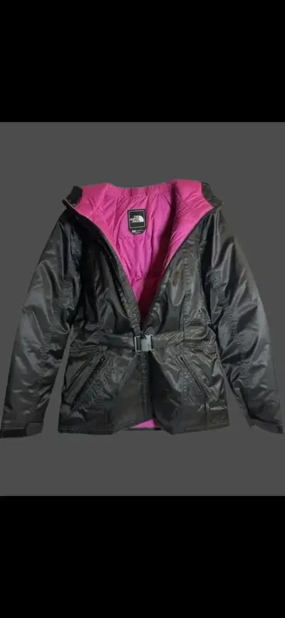 Chaqueta en plumas The North Face interior rosado - miniatura 1