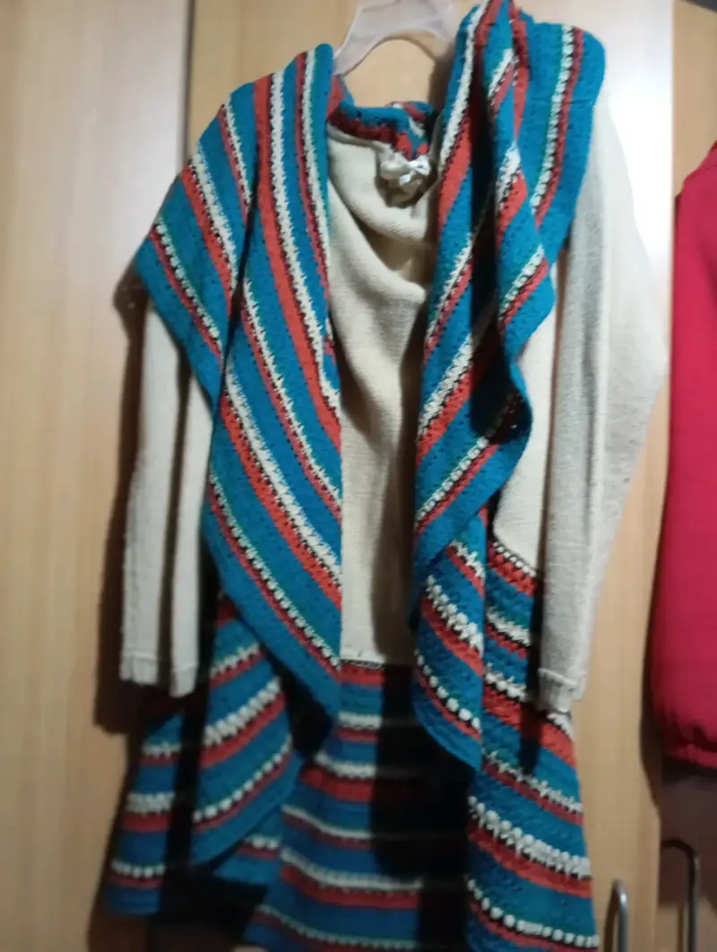 Chaleco de lana con diseño invernal - 4