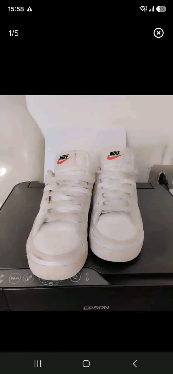 Zapatillas blancas Nike court  N35/5 - 2