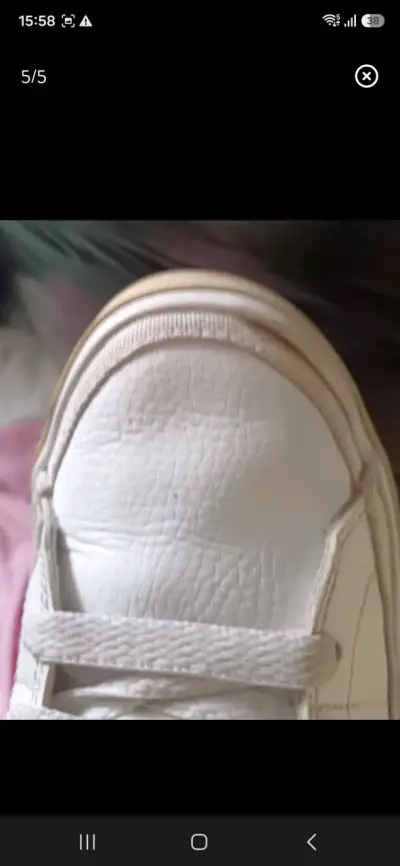 Zapatillas blancas Nike court  N35/5 - miniatura 3