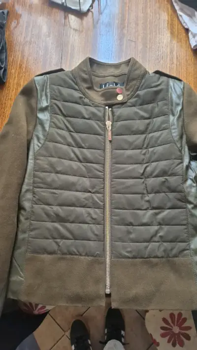Chaqueta acolchada verde oliva Liolá para mujer - miniatura 3