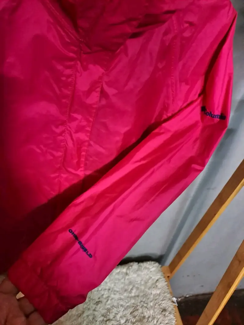 Chaqueta impermeable Talla7-8 Columbia rosa - 2