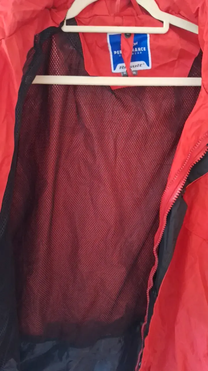 Chaqueta impermeable roja StormOff talla XL - 3