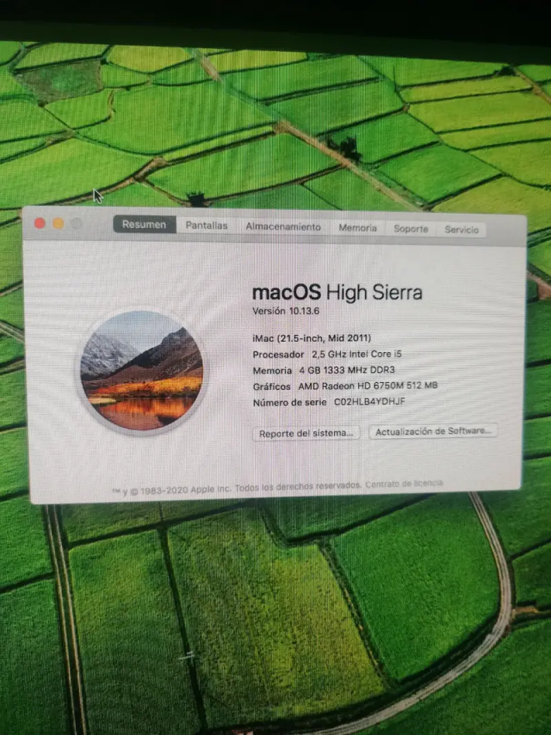iMac 21.5 pulgadas 2011 con macOS High Sierra - 2