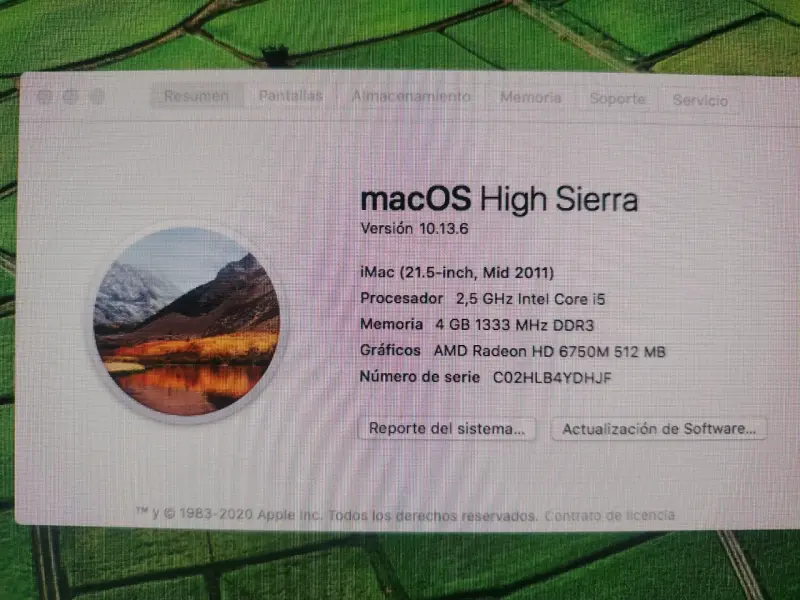iMac 21.5 pulgadas 2011 con macOS High Sierra - 3