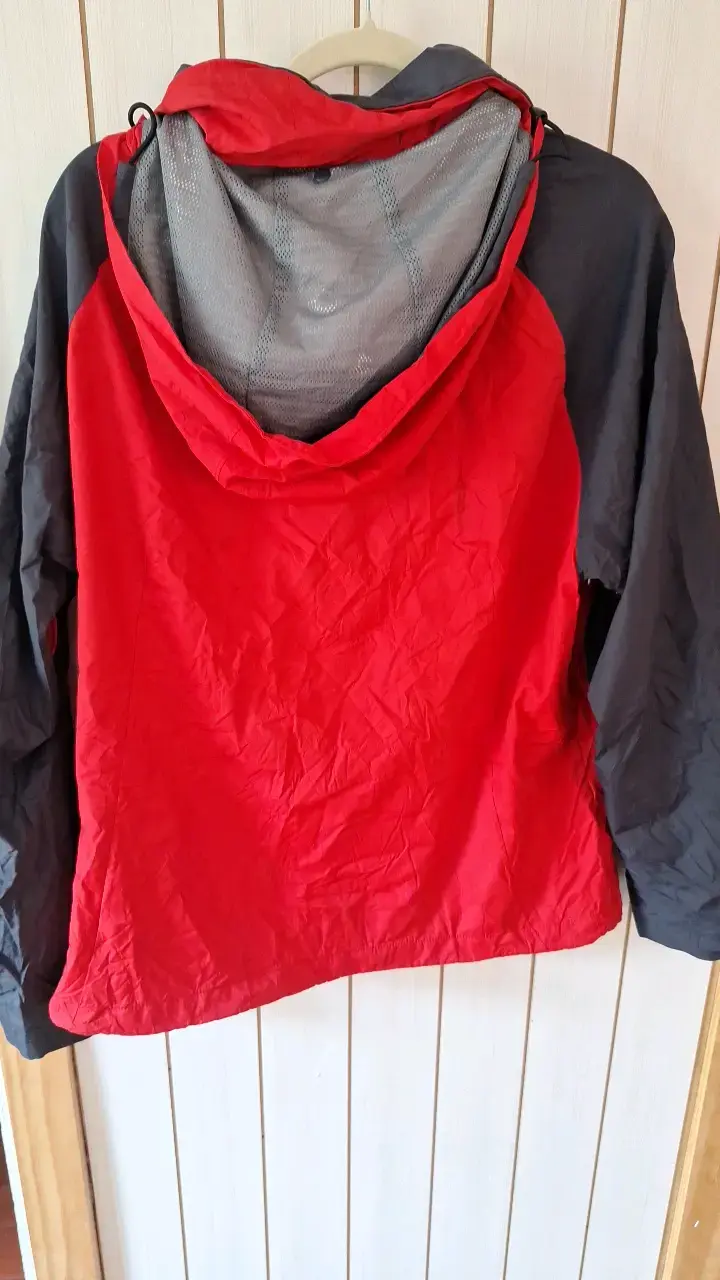 Chaqueta impermeable roja Adidas para hombre - 2