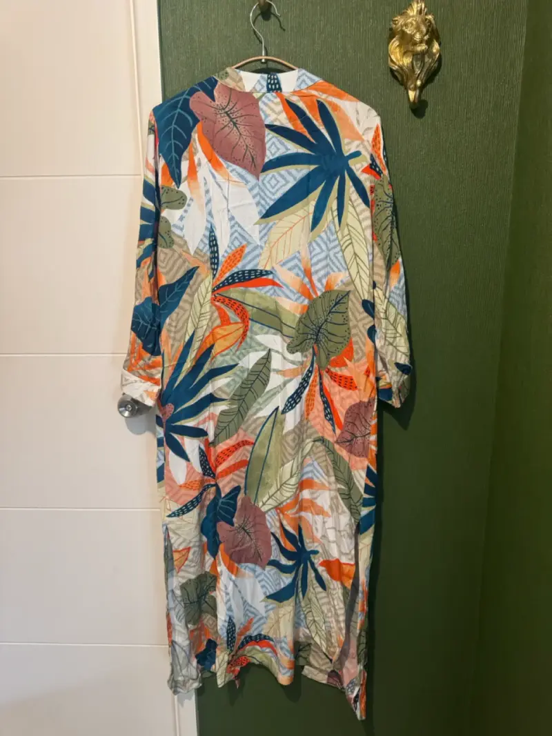 Kimono estampado floral Basement talla M - 2