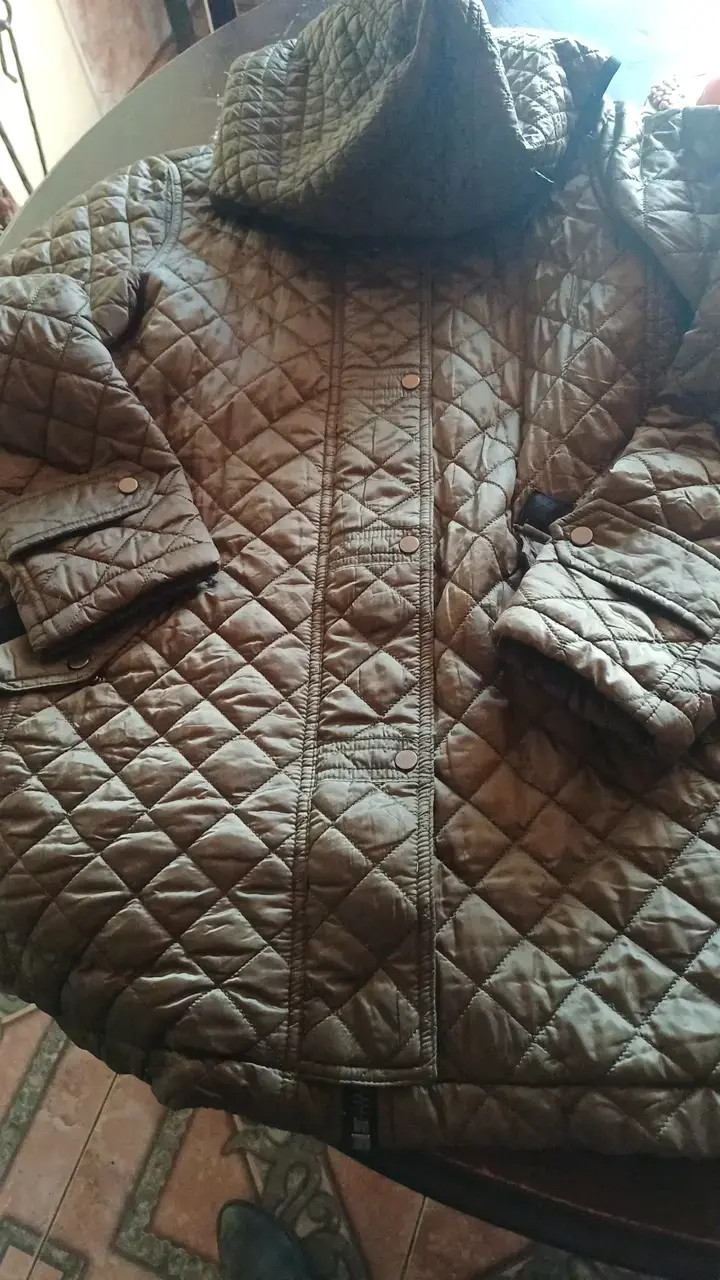 Abrigo acolchado marrón Zara Woman talla M - 3