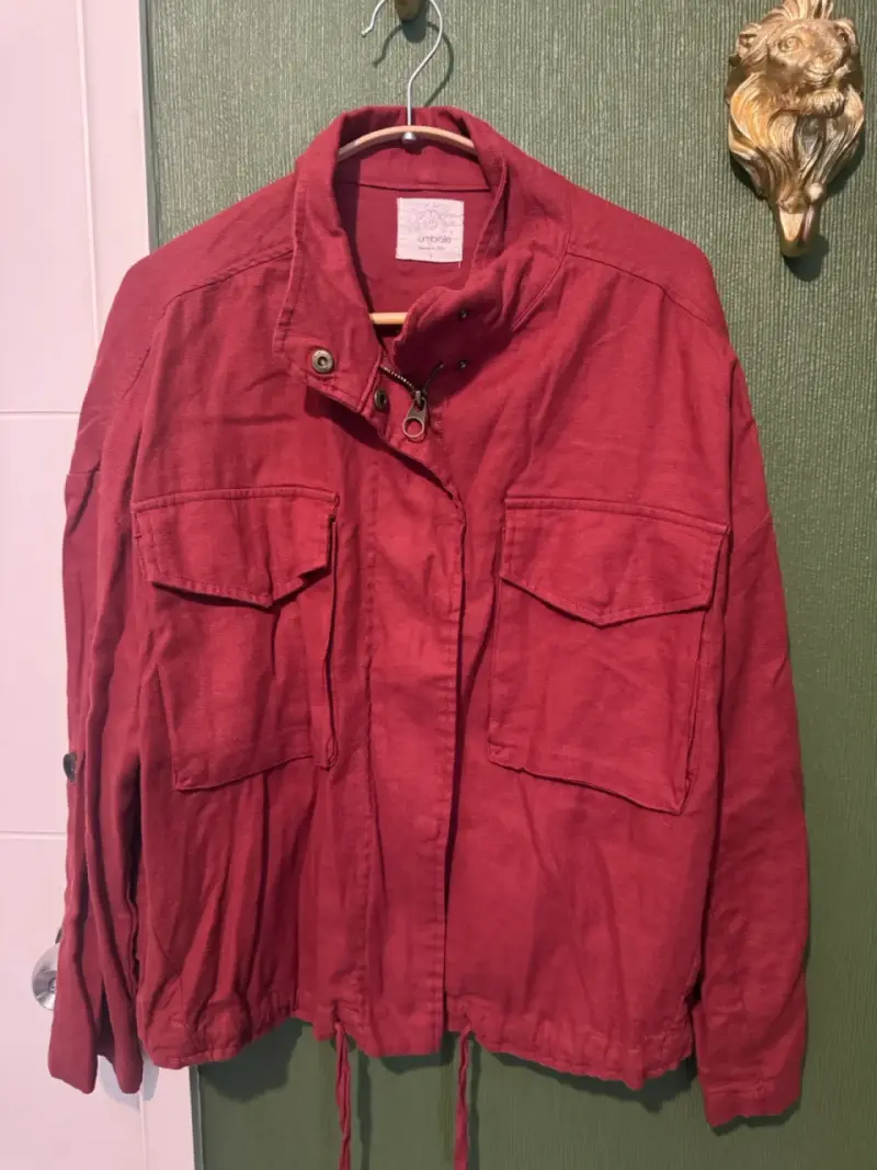 Chaqueta roja de algodón Umbrale para mujer - 1
