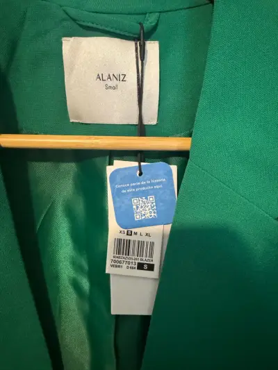 Blazer verde Alaniz talla S - miniatura 1