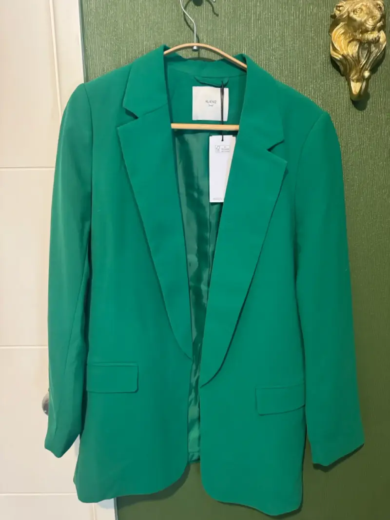 Blazer verde Alaniz talla S - 2