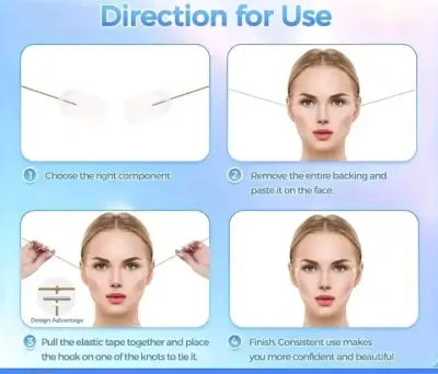 Cintas Lifting Facial Instantáneo - miniatura 3