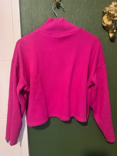 Suéter Fucsia de Cuello Alto Zara Talla M - miniatura 3