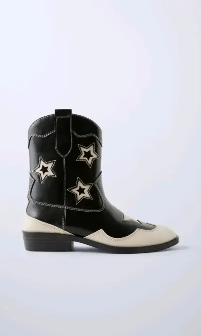 Botines cowboy con estrellas - miniatura 2