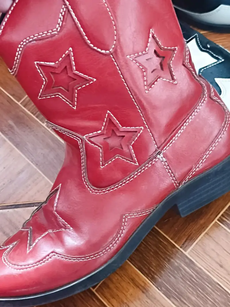 Botines cowboy con estrellas - 3