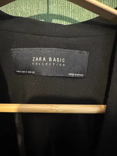 Blazer negro Zara Basic para mujer - miniatura 3