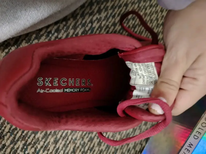 Zapatillas Skechers Street rojas con memory foam - 5