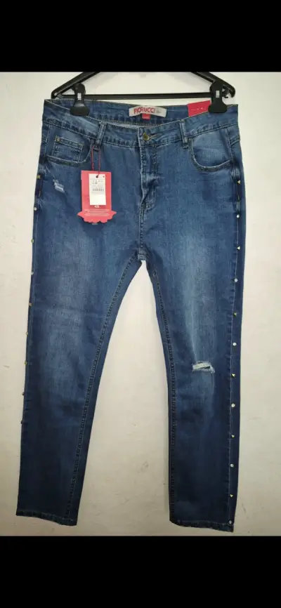 Jeans Fiorucci con detalles de tachas - miniatura 1