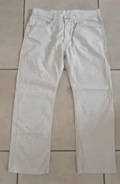 Jeans Levi's 505 beige talla 32 (44 Chile) - miniatura 3