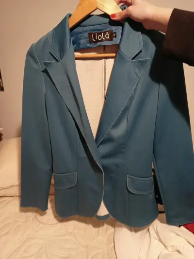 Blazer azul para mujer Liolá talla 40 - miniatura 1