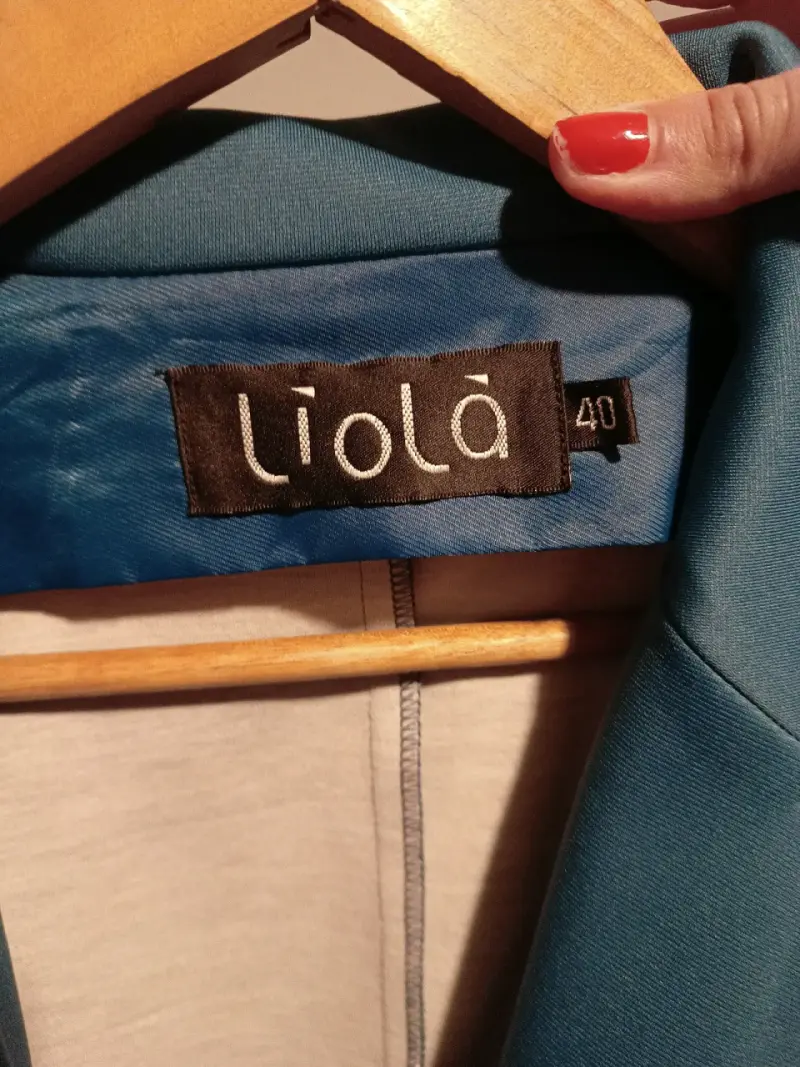 Blazer azul para mujer Liolá talla 40 - 2