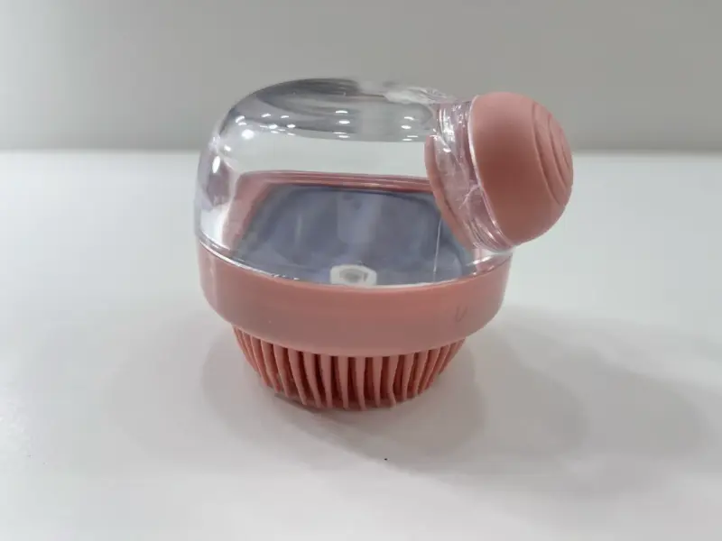 Cepillo de Silicona para Masaje Capilar y shampoo - 1