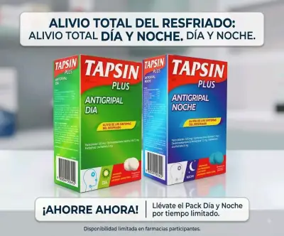 Tapsin Caliente Día y Noche Antigripal - miniatura 3