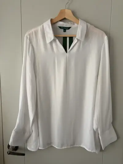 Blusa Blanca Ma Griffe Talla XL - miniatura 1
