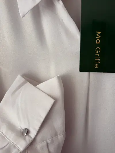 Blusa Blanca Ma Griffe Talla XL - miniatura 3