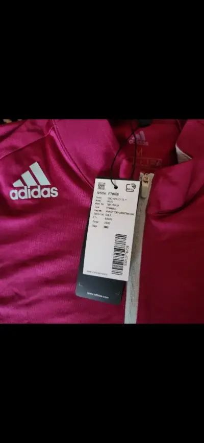 Polera deportiva Adidas para mujer color fucsia - miniatura 1