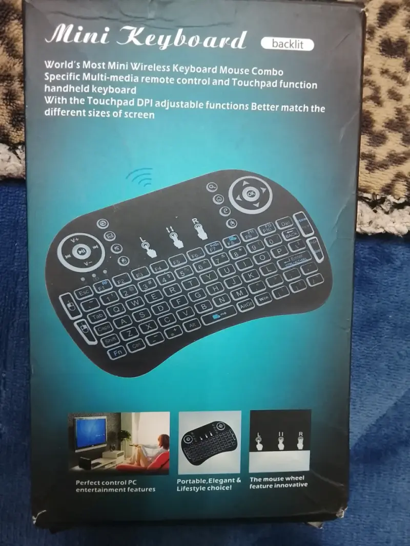 Mini teclado inalámbrico con touchpad nuevo