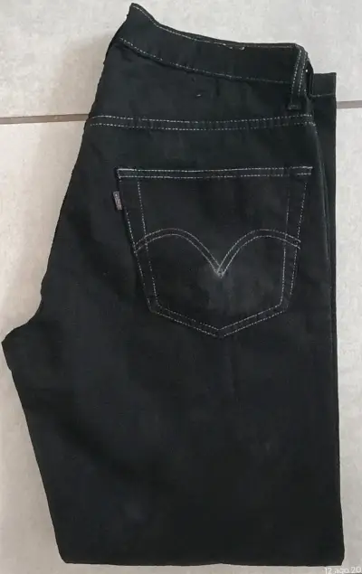Jeans negros de hombre Levi's en buen estado - miniatura 1