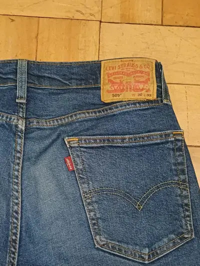 Jeans Levi's 505 clásicos azul - miniatura 3