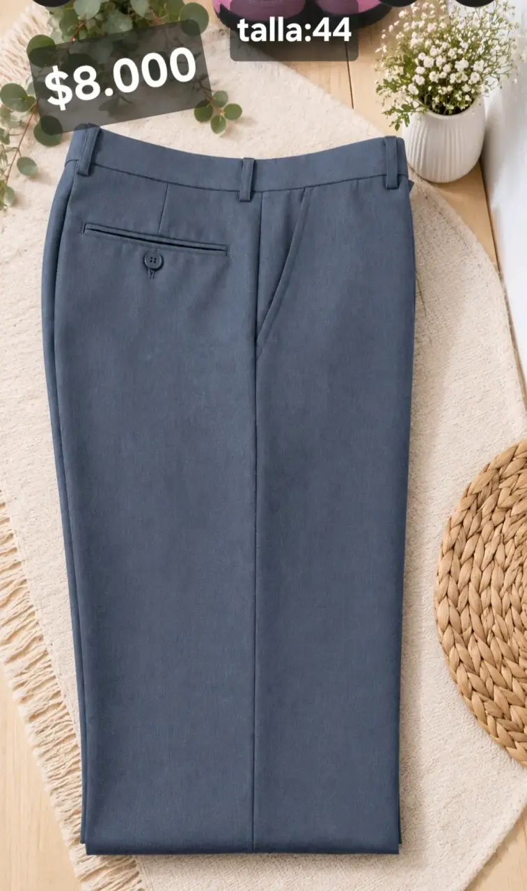Pantalón de vestir gris talla 44