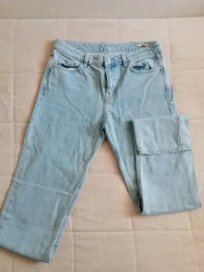 Jeans de mezclilla azul claro para mujer Esprit - miniatura 1