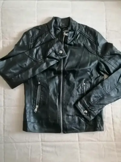 Chaqueta de cuero negra para mujer Todopiel - miniatura 1