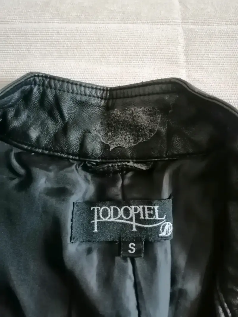 Chaqueta de cuero negra para mujer Todopiel - 2