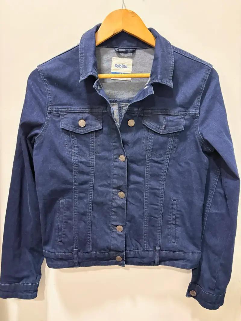 Chaqueta de mezclilla azul para mujer Sybilla - 2