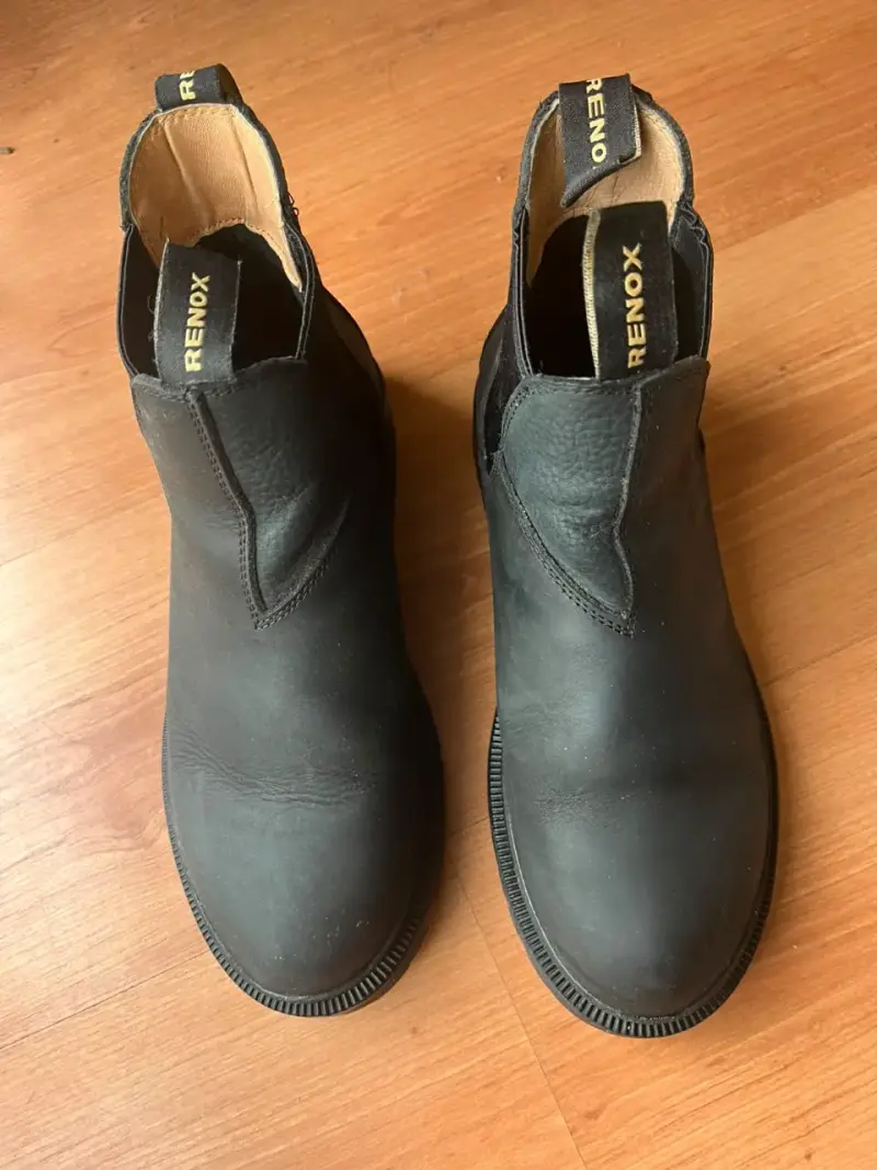 Botines negros de cuero Renox mujer talla 40 - 4