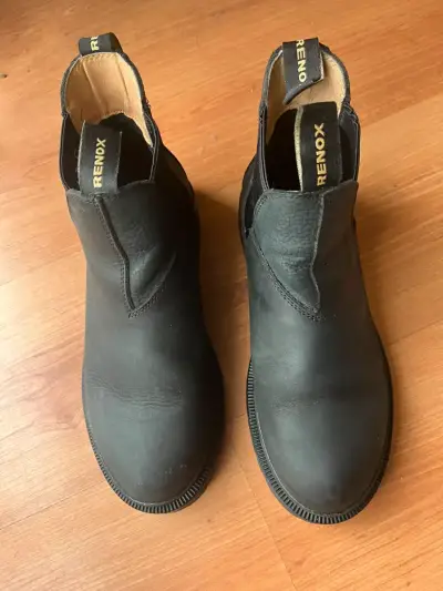 Botines negros de cuero Renox mujer talla 40 - miniatura 4