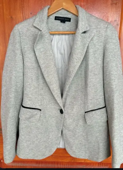 Blazer gris mujer Basement Basic - miniatura 1