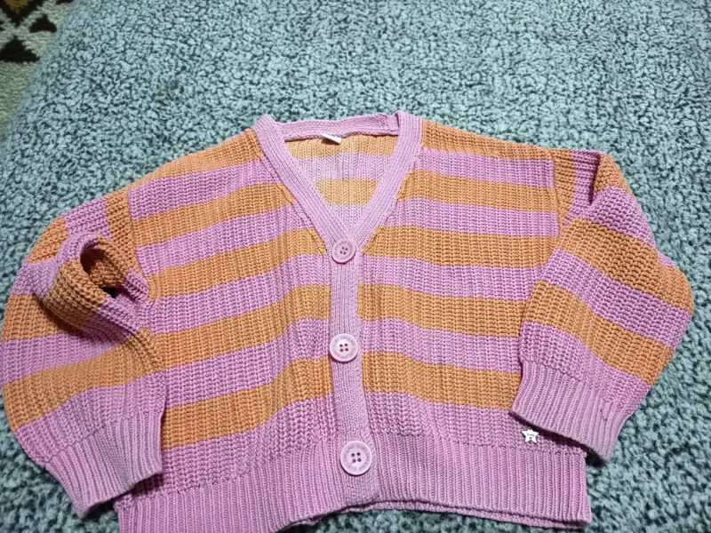 Conjunto de ropa infantil con chaleco de piel sintética - 3