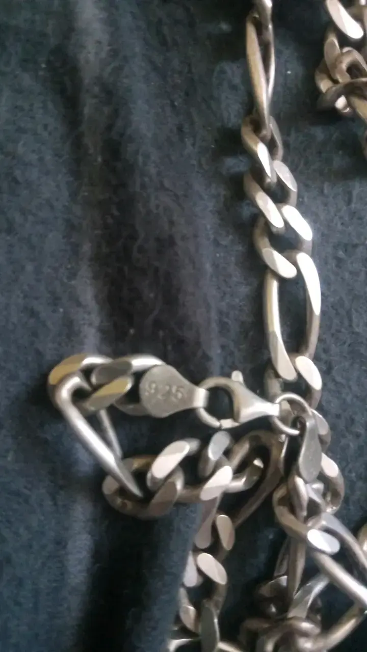 Cadena de plata con crucifijo INRI - 3