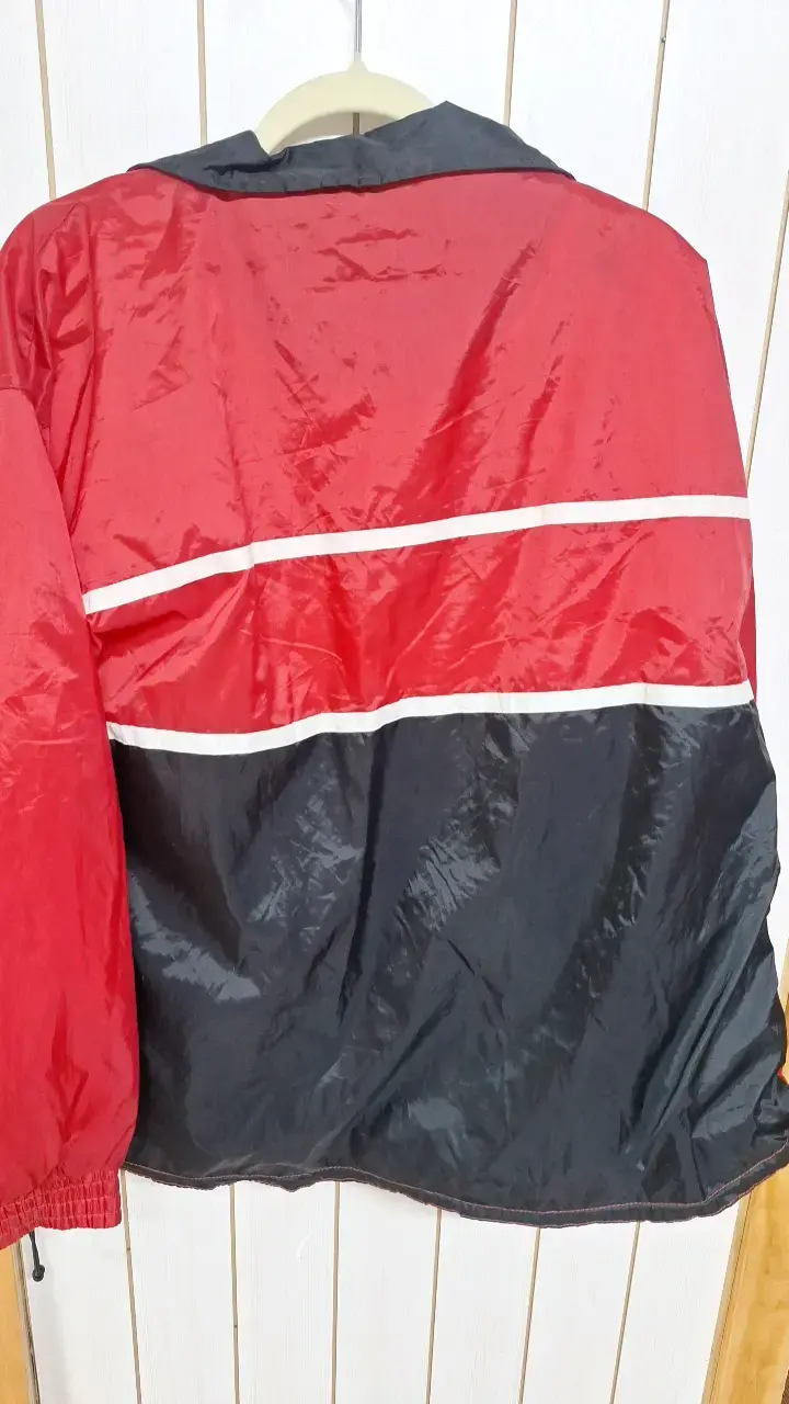 Cortaviento rojo y negro Dunlop para hombre - 4