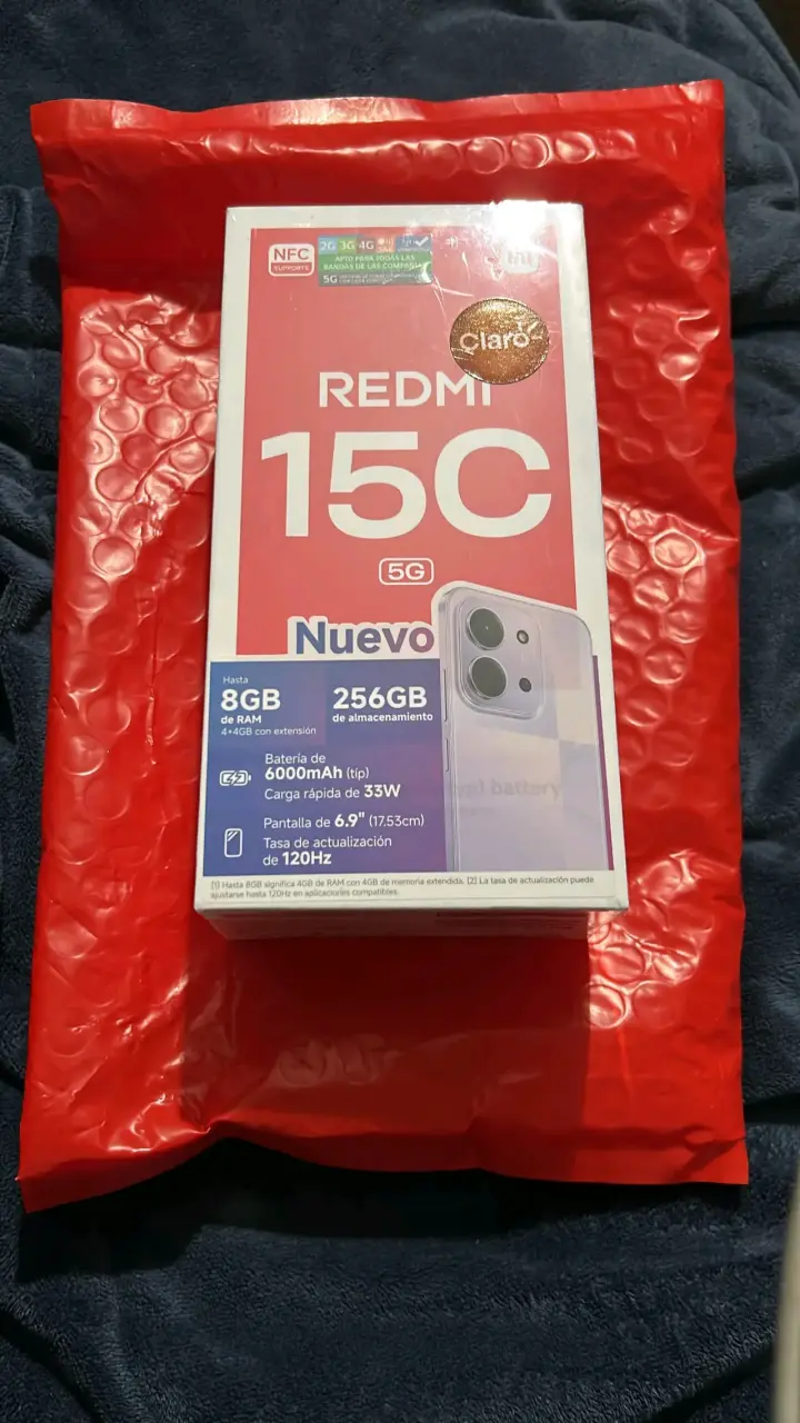 Smartphone Redmi 15C 5G 256GB Nuevo - 1
