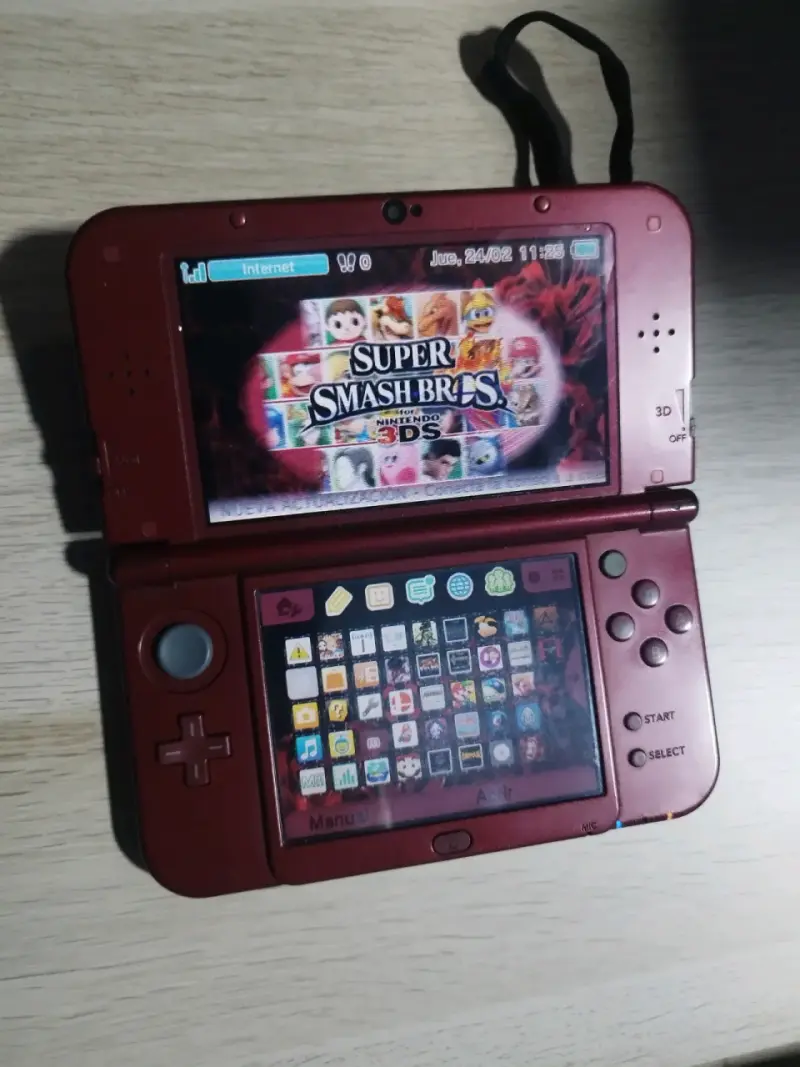 Consola Nintendo 3DS XL roja - 1