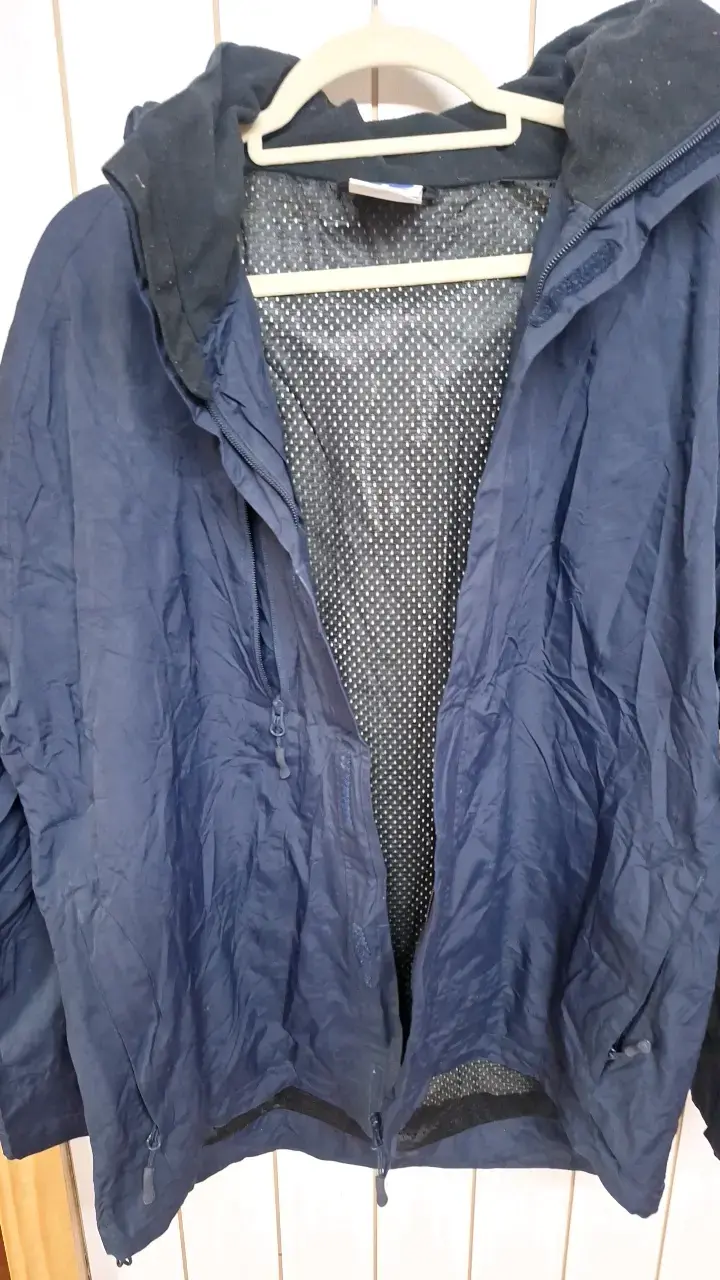 Chaqueta azul con capucha Russell talla XL - 1