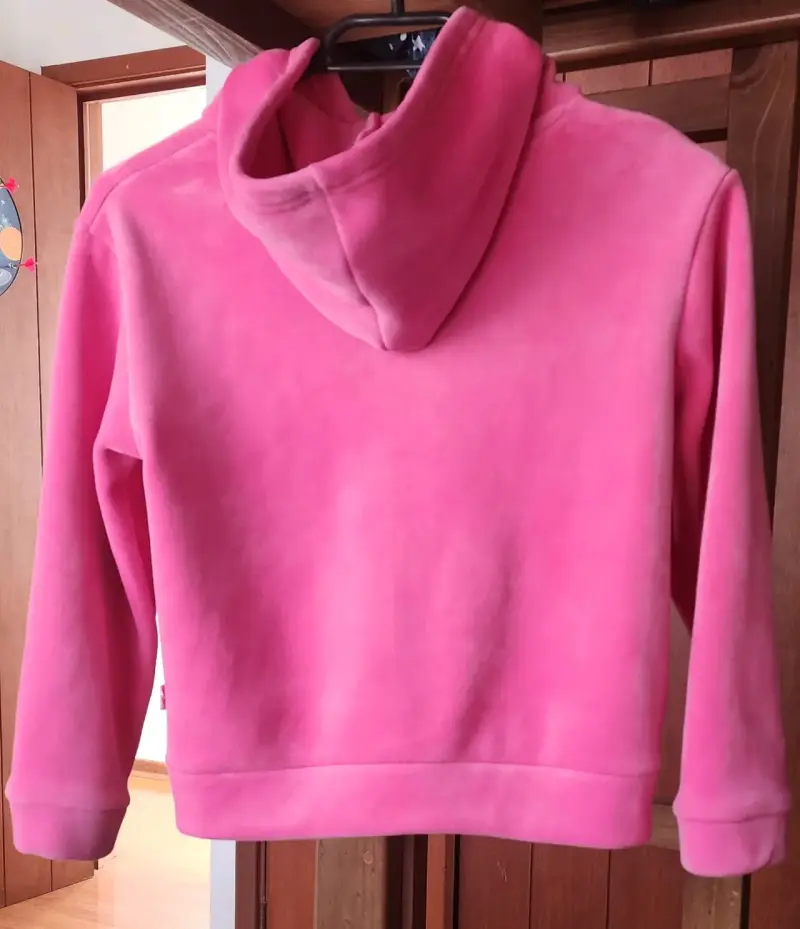 Polerón rosado con capucha y diseño 'Power' - 2