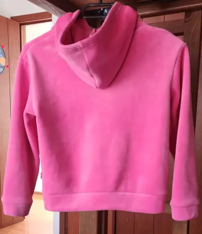 Polerón rosado con capucha y diseño 'Power' - miniatura 2